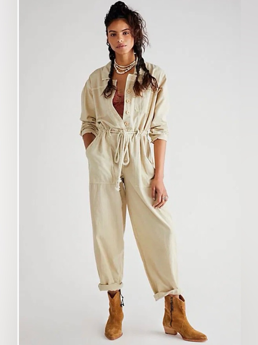 Free People Quinn Coveralls